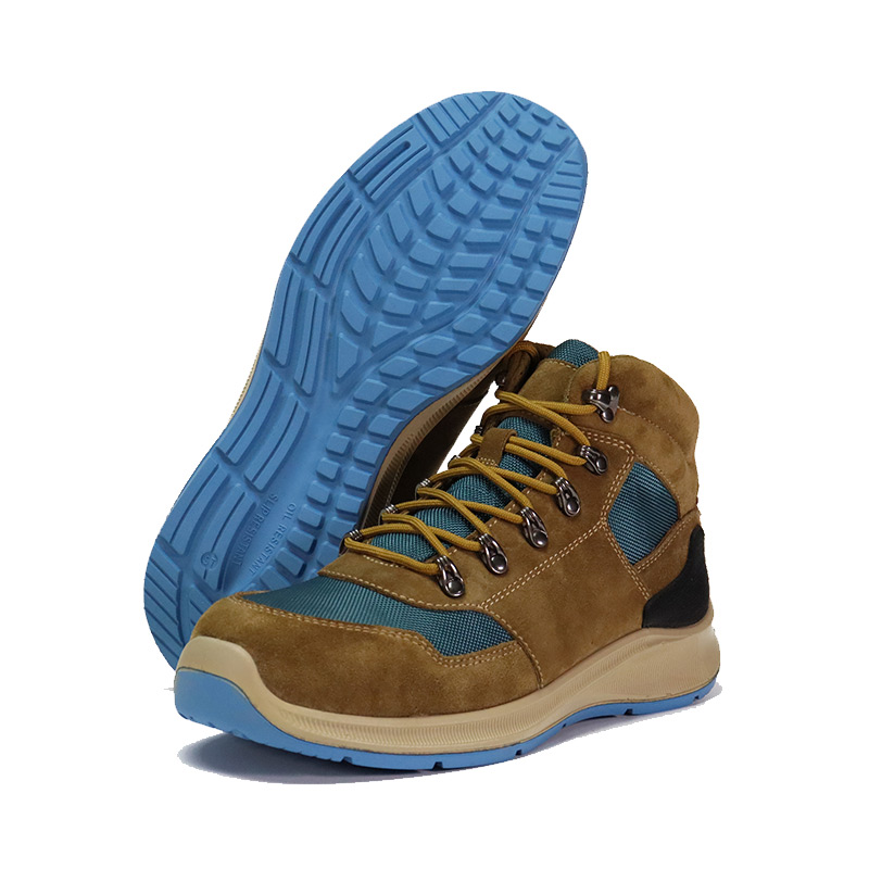 Kasut Kerja Kain Nilon Tapak Luar Getah Suede